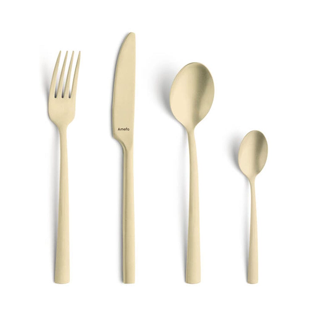 Amefa - Stonewash PVD Champagne 16-pc set in trend box - champagne Amefa